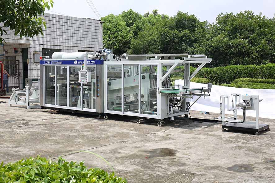 Automatic Plastic PP Pet HIPS PLA Disposable Water Cup Thermoforming System Machinery Production Lines