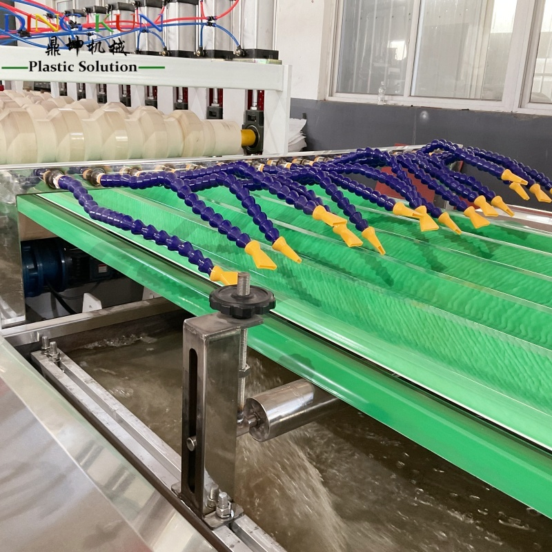 Plastic Roof Extrusion Line PVC ASA Corrugated Roofing Sheet