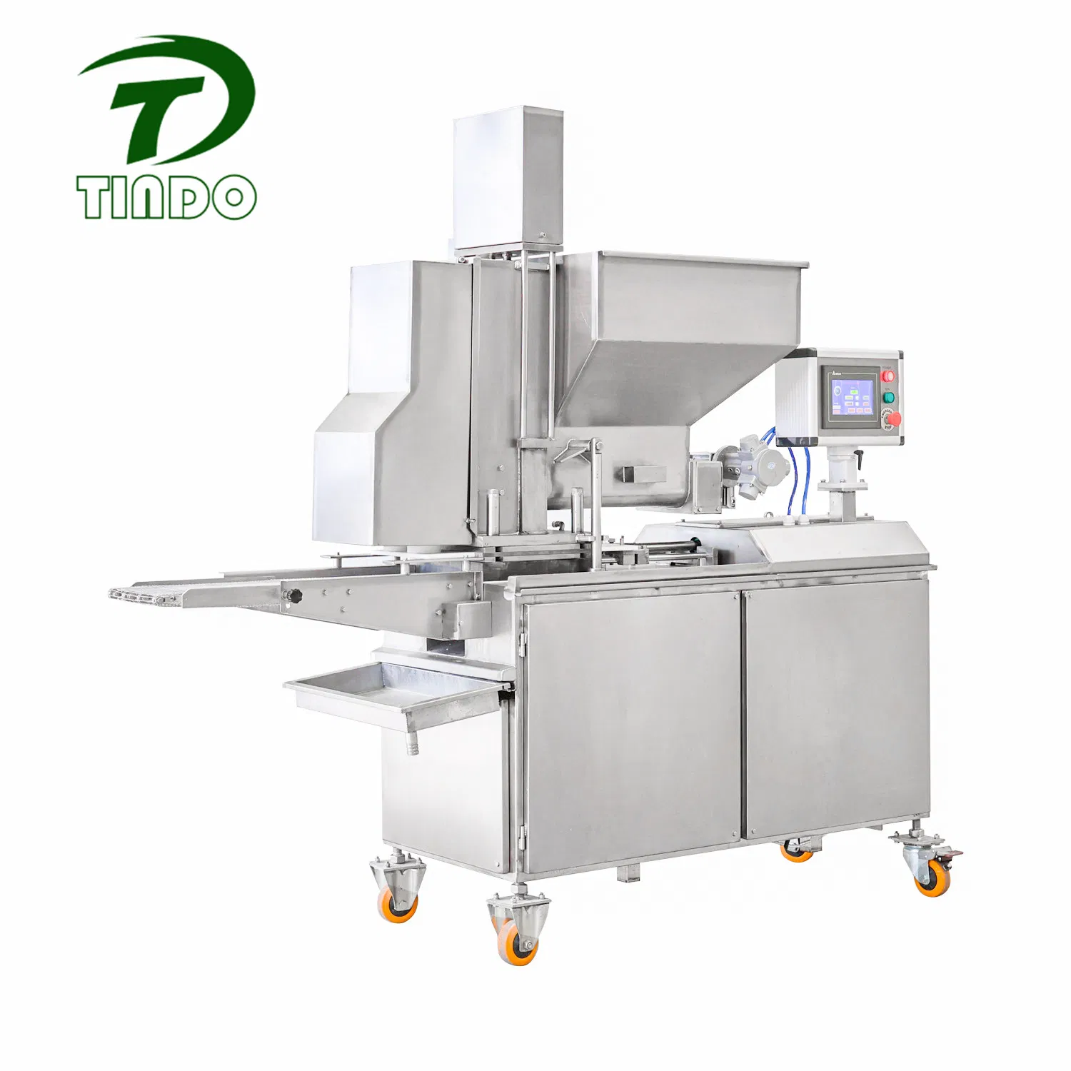 Industrial Automatic Hydraulic Chicken Nuggets Forming Machine with Tray Loader