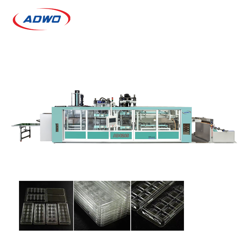 High Speed 3-Station Disposable Plastic Blister Box Medical Packaging Vacuum Forming Thermoforming Machine