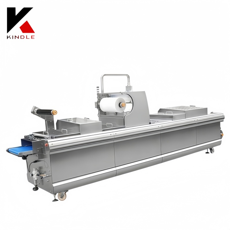 Automatic Stretch Film Vacuum Sealing System for Food Packaging