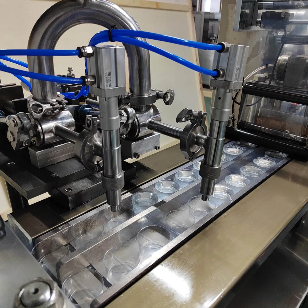 CE GMP Product Line Butter Honey Liquid Medical Pill Capsule Candy Tablet Blister Packaging Packing Forming Sealing Thermoforming Machine