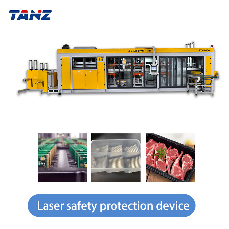 China Factory Automatic Plastic Food Egg Medical Packaging Finished Tool Trays Thermoforming Machine