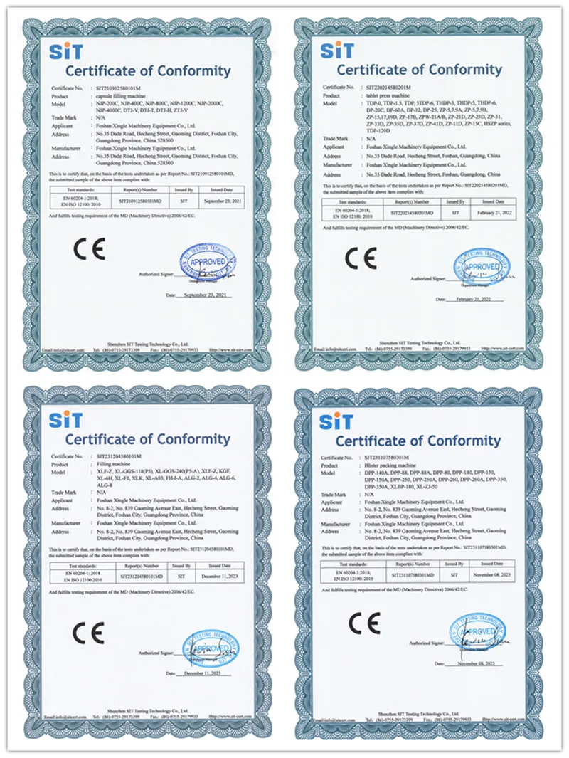 Product Certifications