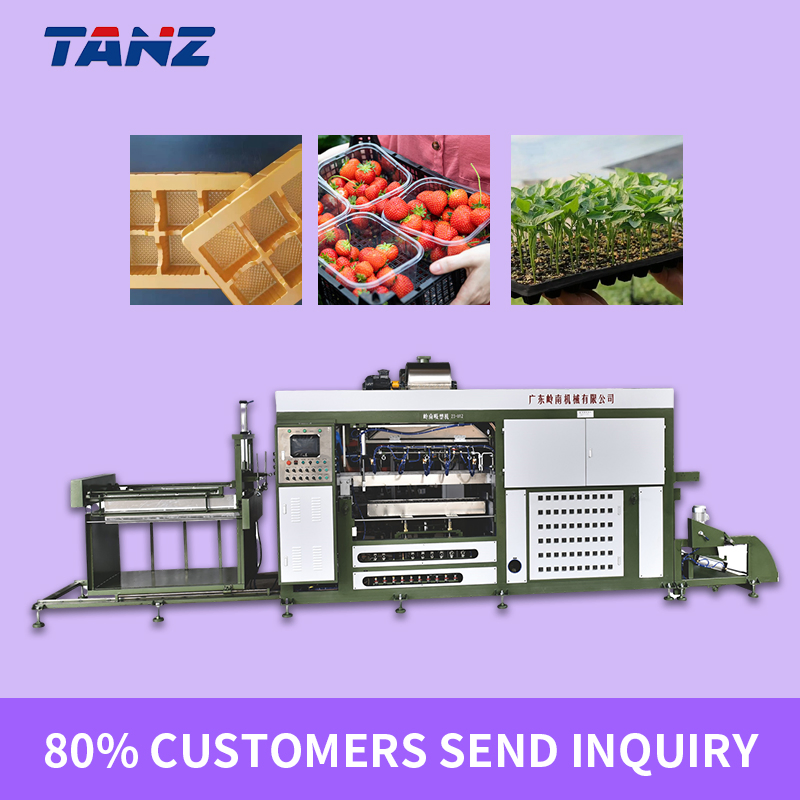 Tz-1220f Semi-Automatic Vacuum Forming Machine Plastic Plate Box Thermoforming Machine