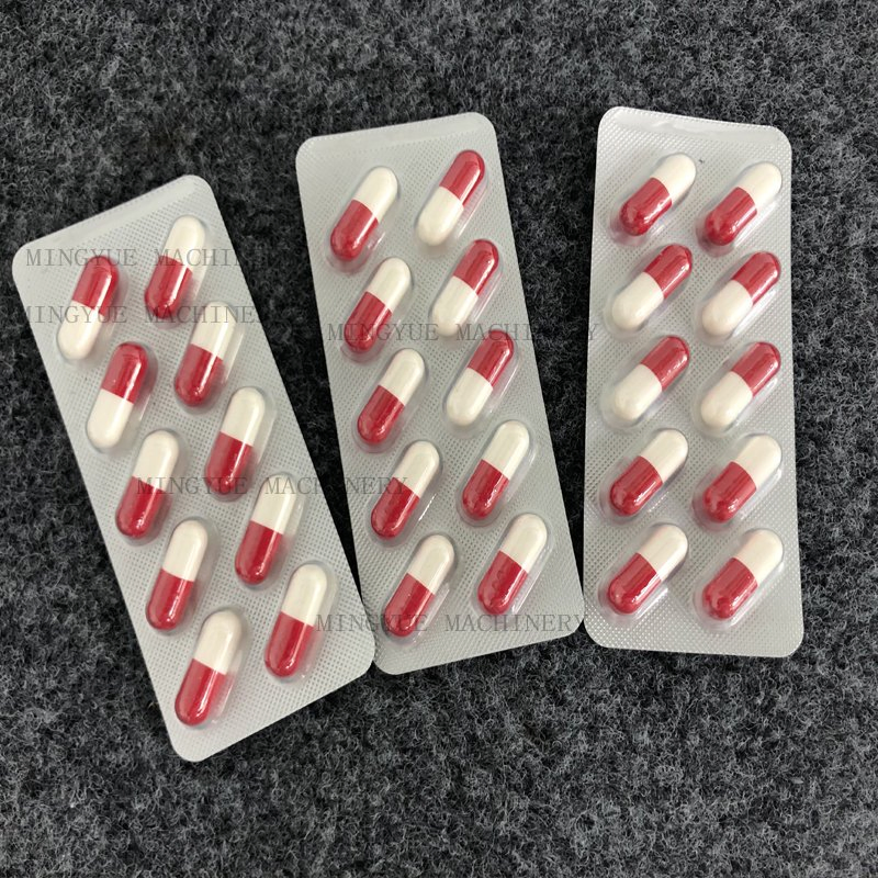 Automatic Alu Alu PVC Medical Pill Tablet Capsule Blister Packaging Packing Forming Sealing Thermoforming Machine