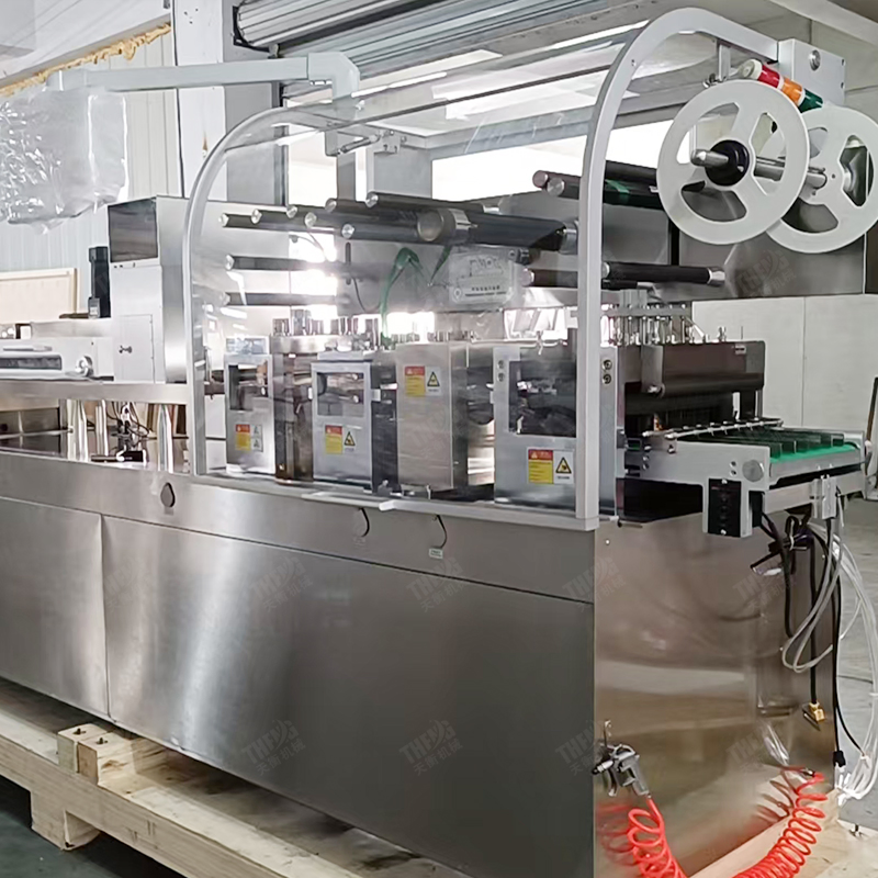 Manufacture Multifunctional Eyes Lip Mask Chocolate Aluminum-PVC Blister Packaging Packing Thermoforming Machine