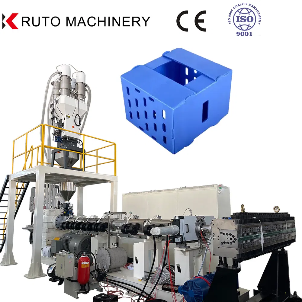 Corrugated Grid PP Hollow Sheet Extrusion Line