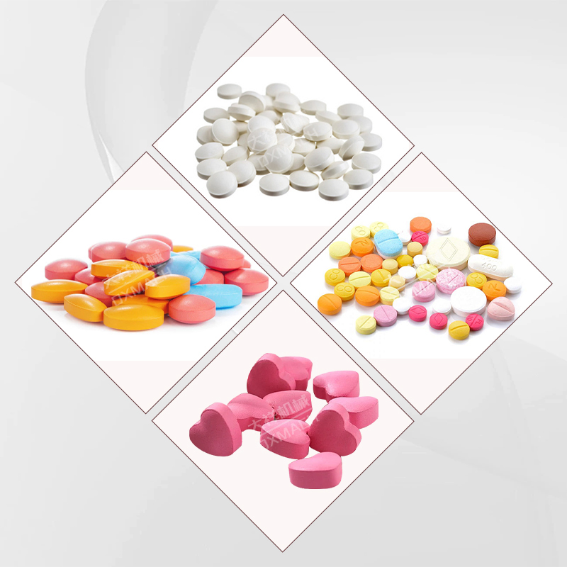 Zp-9A Xanax 0.1/0.25/0.5 Tablet Forming 60kN Pressure Medicine Pressing Machine Automatic