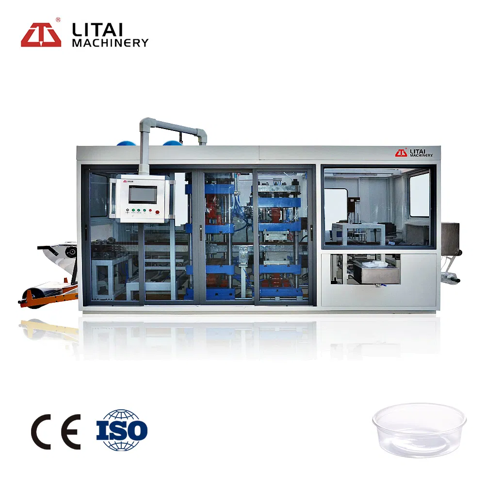 Export Trade Small Plastic Food Packaging Trays Semi Automatic Thermoforming Machine with CE and ISO Certification