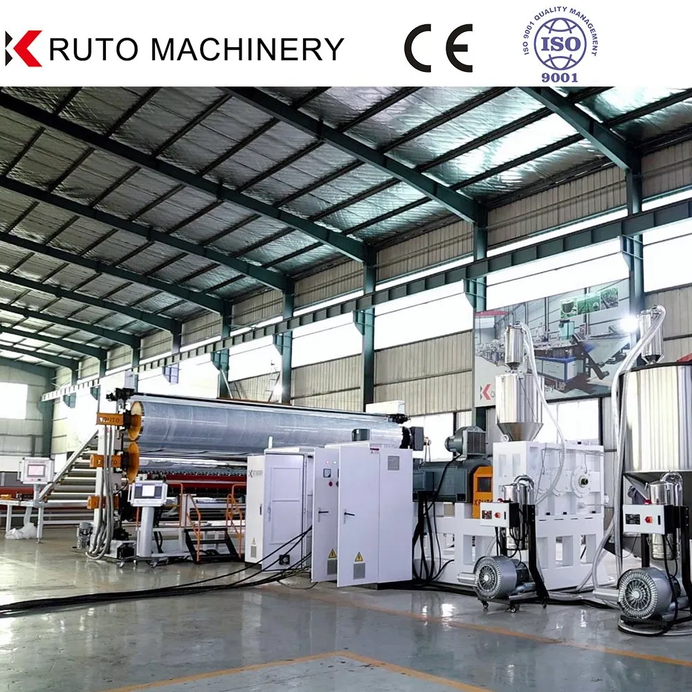 PP Sheet Making Machine Extruder Machine PP Plate Extrusion Line for Thermoforming Packing Box