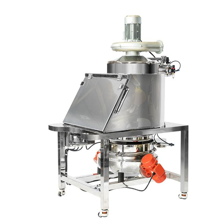 Compact Anti-Corrosive Bag Discharging System for Efficient Feeding