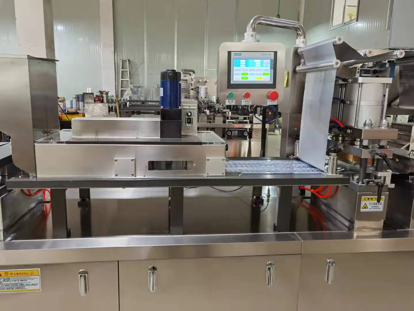 Dpp-260 Automatic Thermoforming Sealing Capsule Candy Pill Tablet Disposable Syringe Medical Equipment Tattoo Needles Automatic Blister Packaging Machine