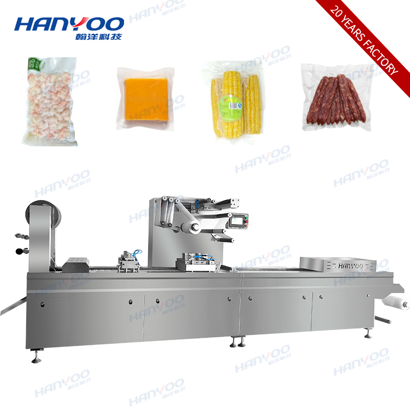 Industrial Thermoforming Vacuum Sealing System for Food Packaging