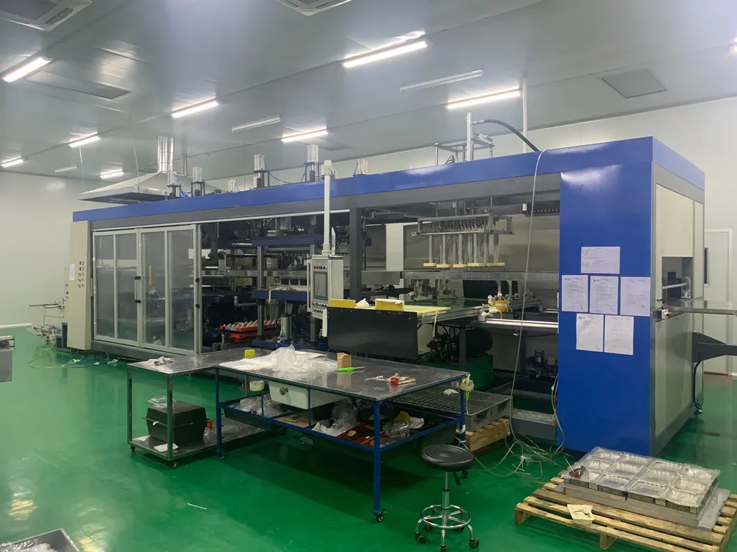 Vacuum Forming Machine Side View