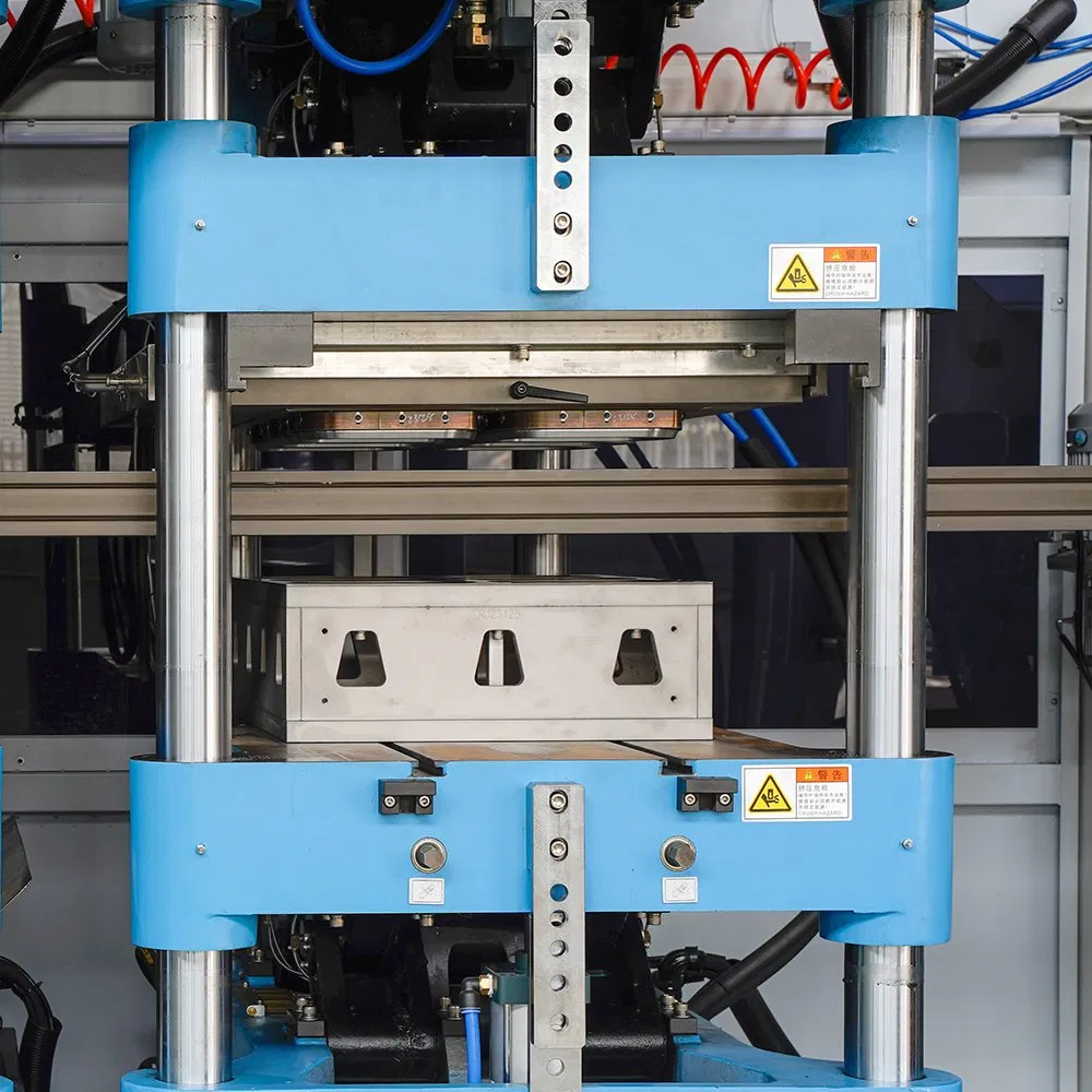 Full-Automatic Four Stations Servo Motor Drive Plastic PS Fast Food Box Thermoforming Machine Production Line