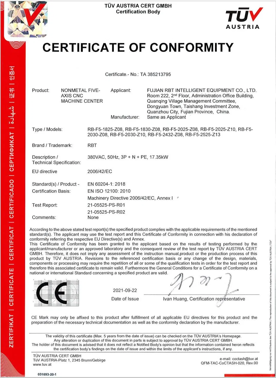 CE Certificate