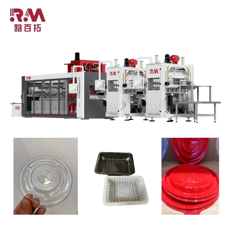 Industrial Thermoforming Machine - Large Size Plastic Tray &amp; Lid Forming Equipment