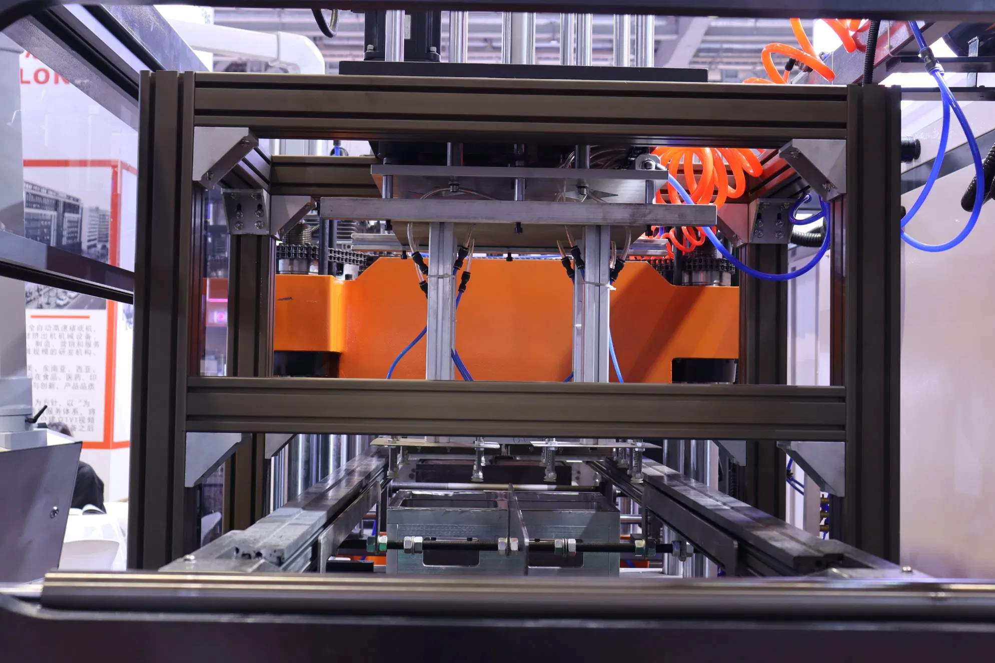 Full Automatic Positive and Negative Hydraulic Pressure Plastic PP Packaging Box Making Forming Machine