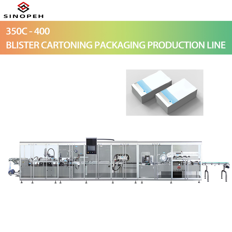 High Speed Automatic Pharmaceutical Blister Cartoning Packaging Production Line