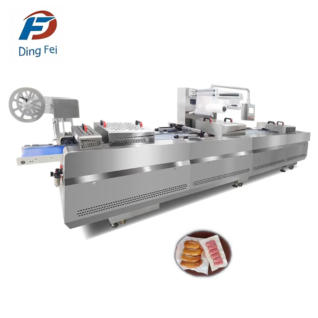Industrial Multi-Station Thermoforming Vacuum Sealing Forming Making Machine for High-Volume Vegetable Snack Tray Production