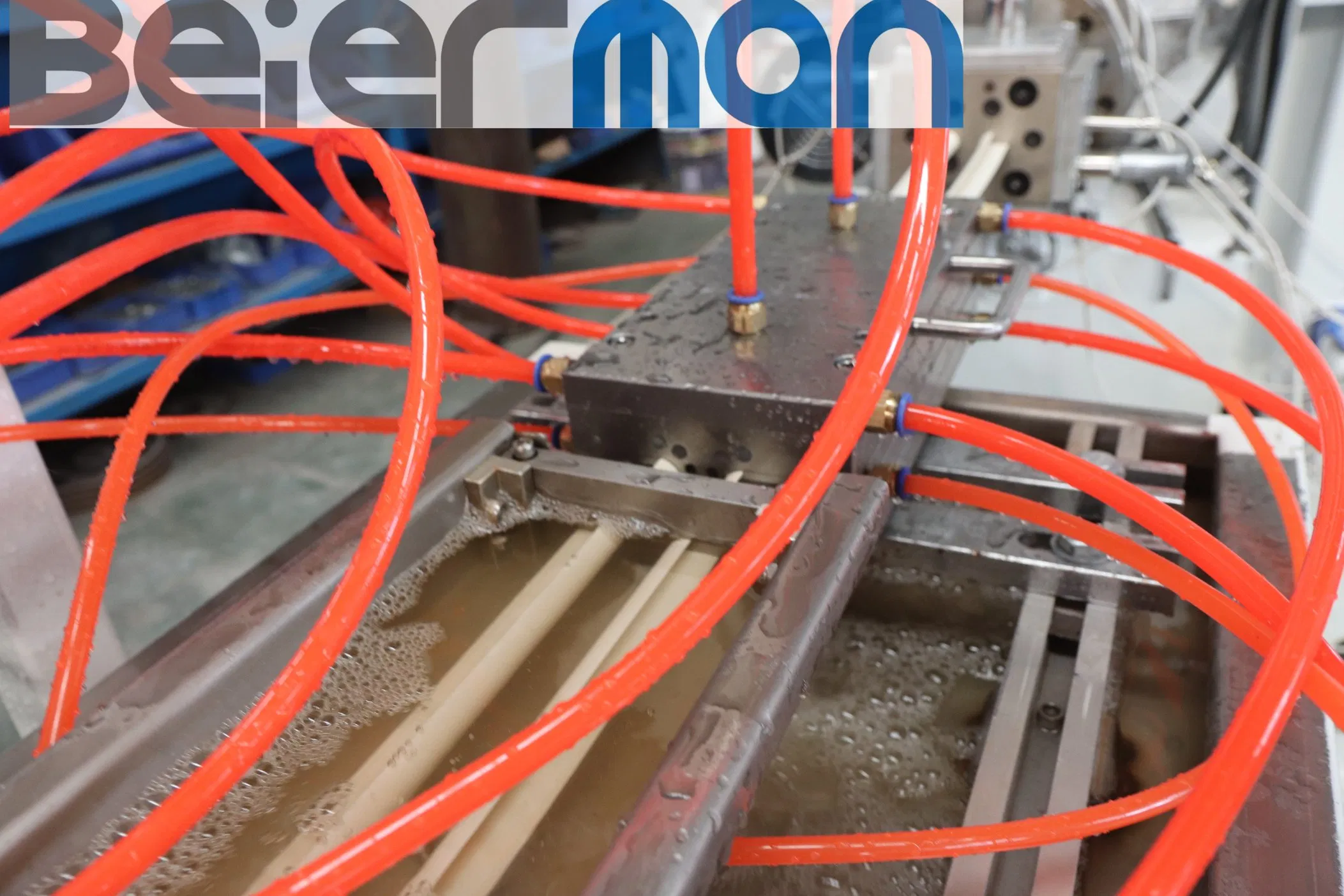 2024 2 Cavity 4 Cavity Automatic PVC Plastic Wall Protection Corner Profile Double Screw Extrusion Production Line Vacuum Mold System with Hole Punching Device