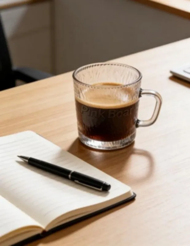 Glass Water Cup View 2