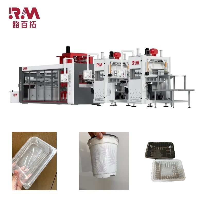 Industrial Thermoforming Machine - Large Size Plastic Tray &amp; Lid Forming Equipment