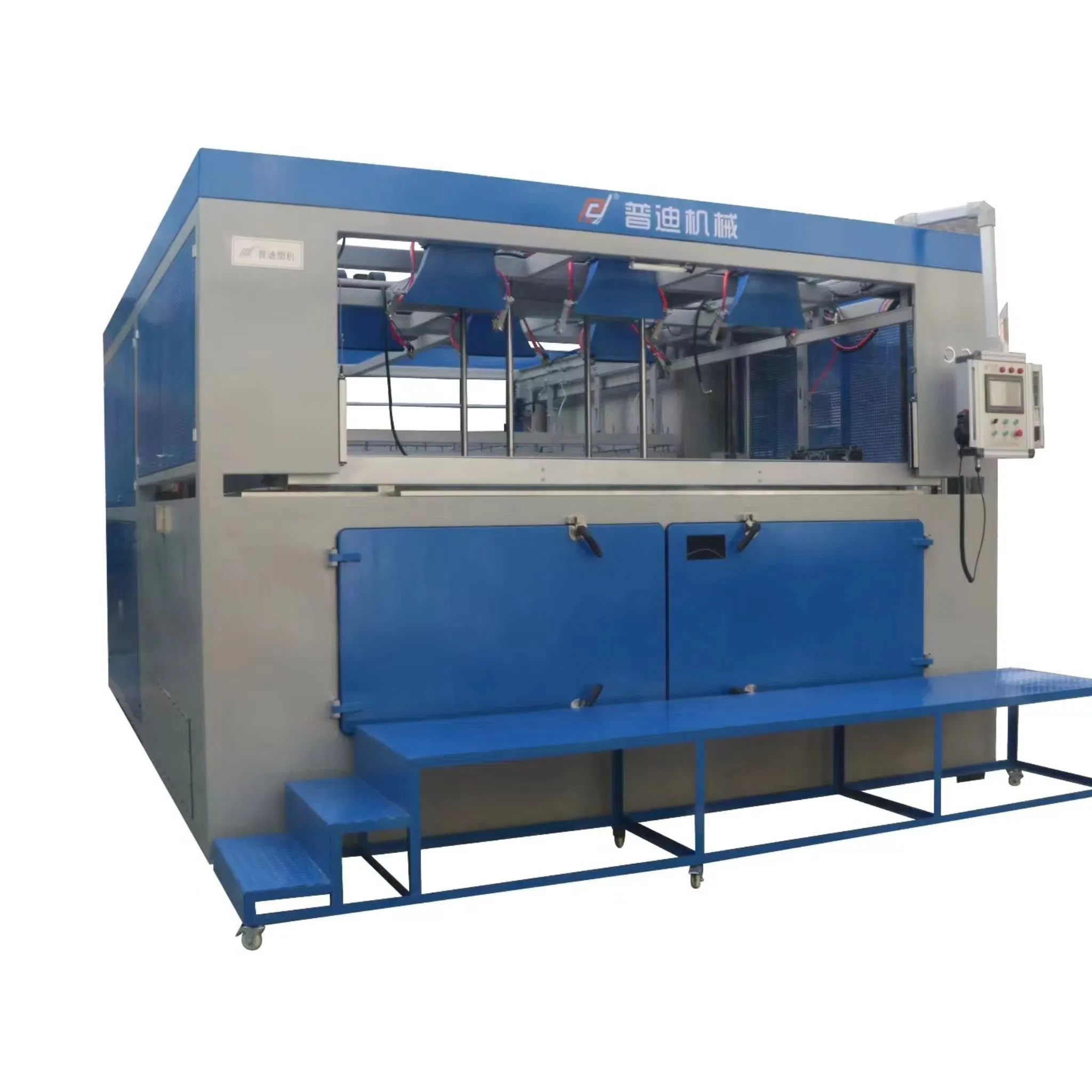 Large-Scale Automatic Vacuum Forming System for Car Parts