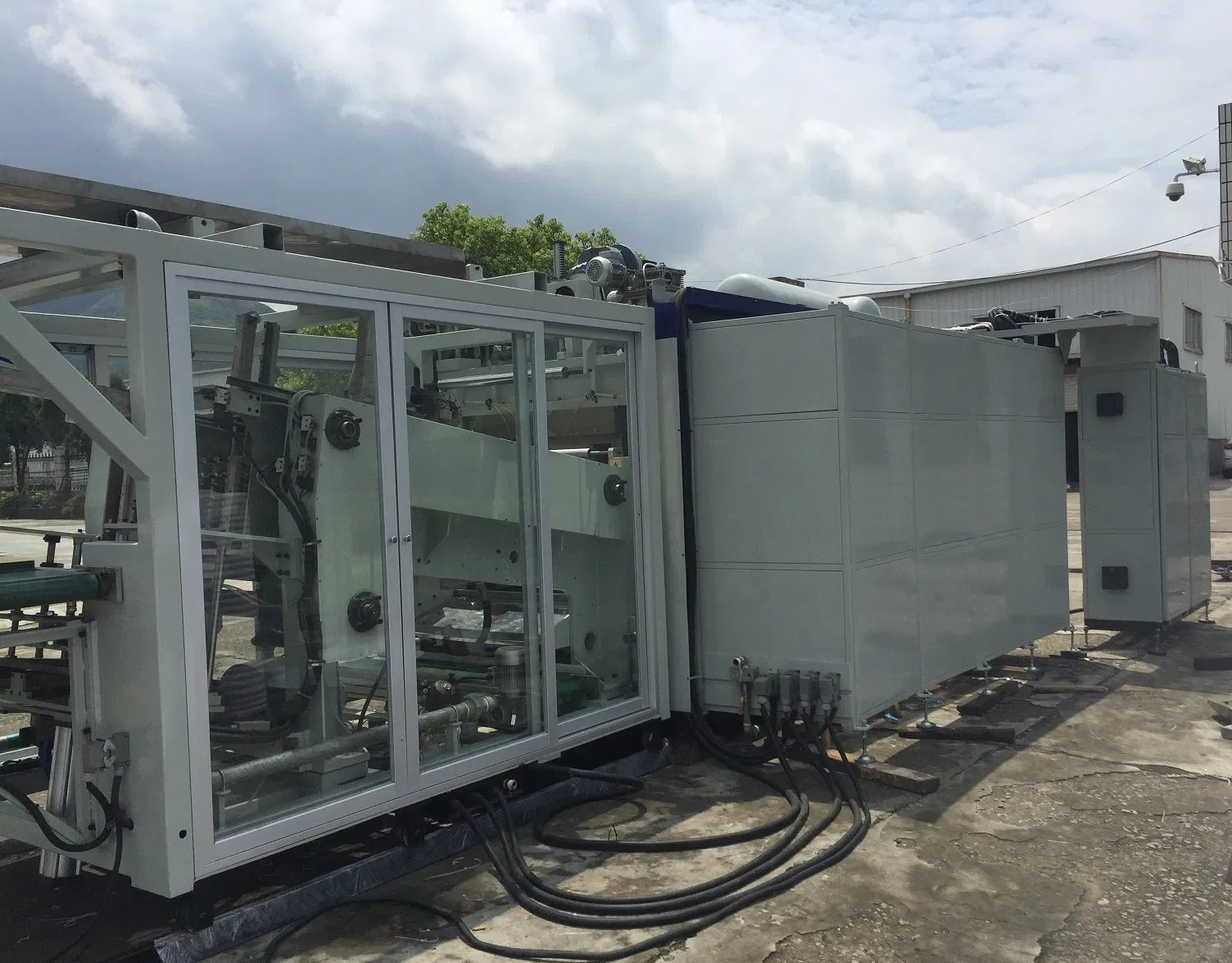 Automatic Plastic PP Pet HIPS PLA Disposable Water Cup Thermoforming System Machinery Production Lines