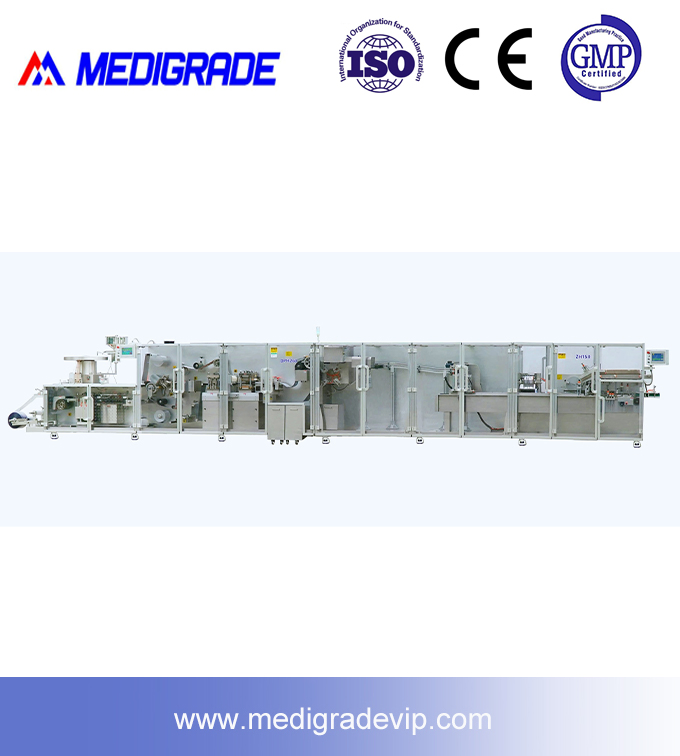 Ampoules / Vials Automatic Blister Packaging Production Line
