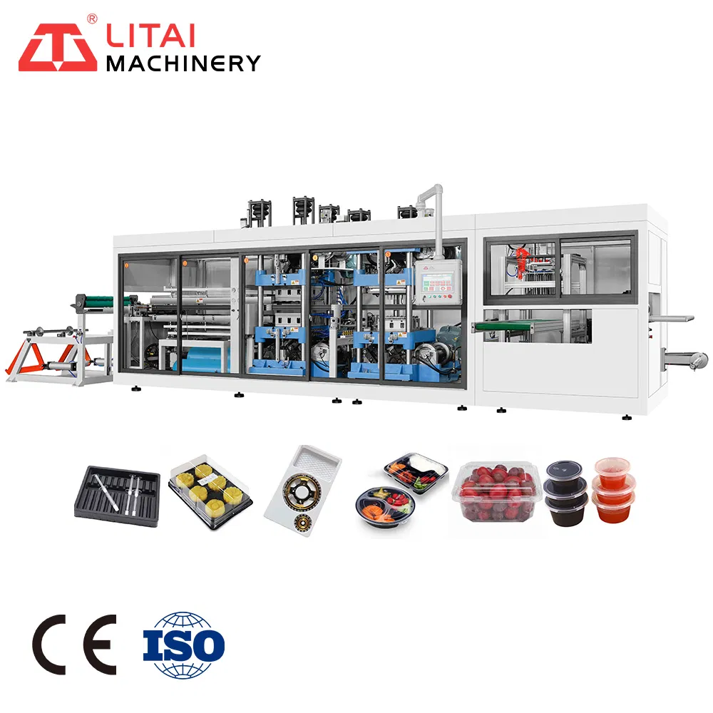 Thermoforming Vacuum Forming Packaging Machine for Plastic Clamshell Box