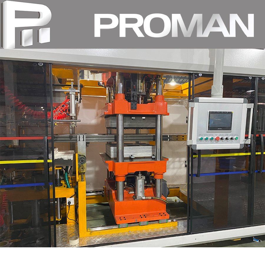 Semi-Automatic Plastic PP/Pet/PS Materials Disposable Cup/Bowl/Box/Container/Lid Thermoforming Forming Cutting Machine