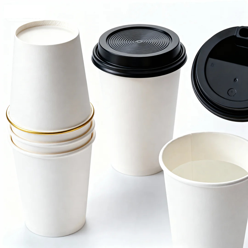 Customize Logo Design Paper Cup 6/8/10/12/16 Oz Ripple /Single/Double Paper Coffee Cups