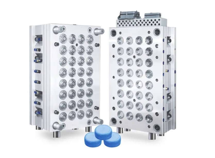 Custom Multi Cavities Plastic Cap Injection Mould Moulding Mineral Water Bottle Cap Mold