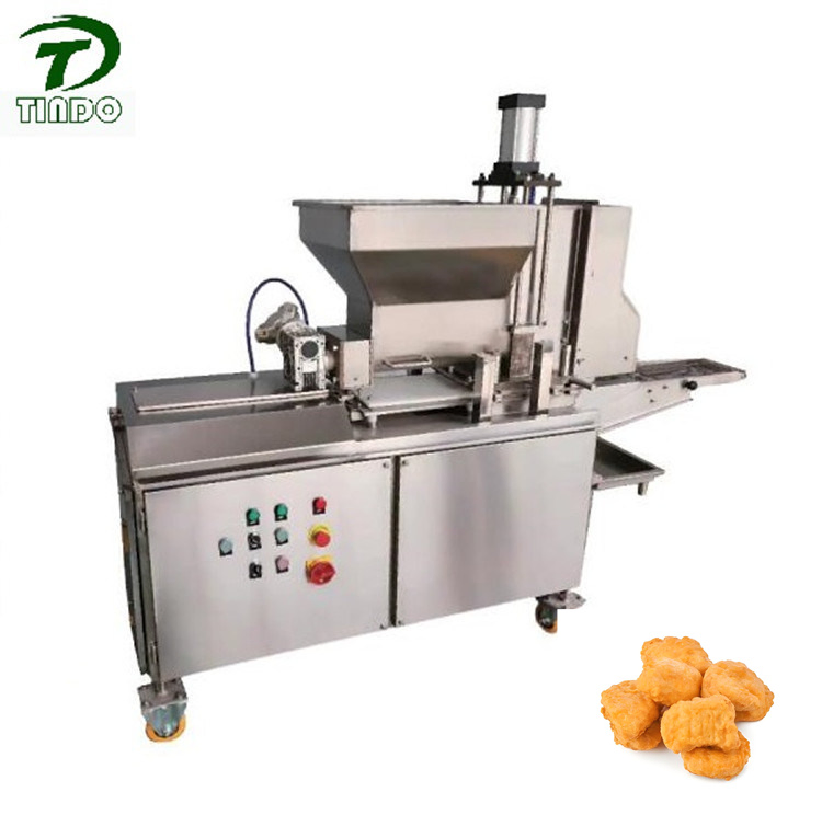Industrial Automatic Hydraulic Chicken Nuggets Forming Machine with Tray Loader