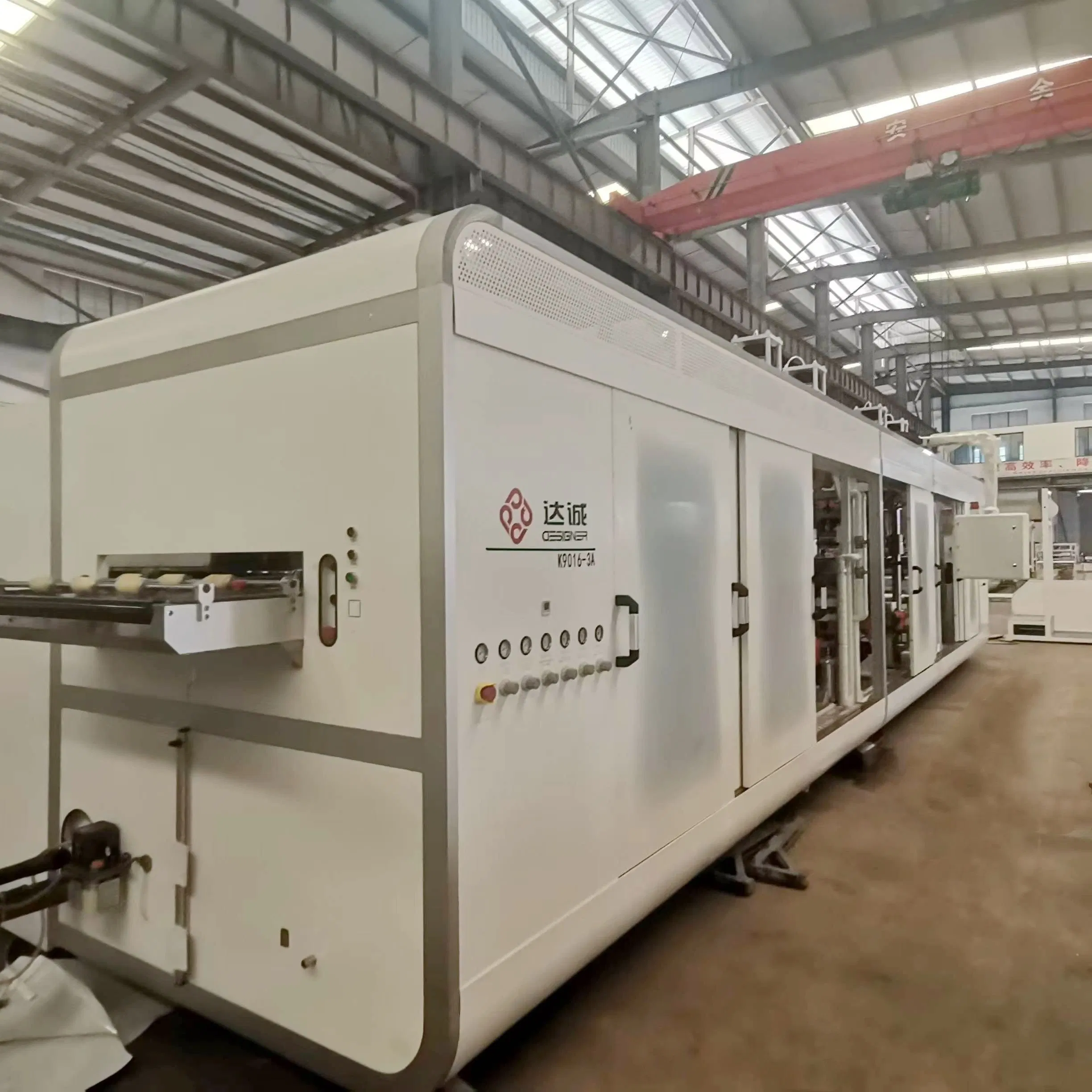 Automatic Disposable Lunch Box Vacuum Forming Machine for Food Clamshell Packaging Container