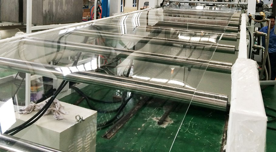 PS Blister Packaging Sheet Production Line PP Plastic Sheet Extruder Machine Production Line