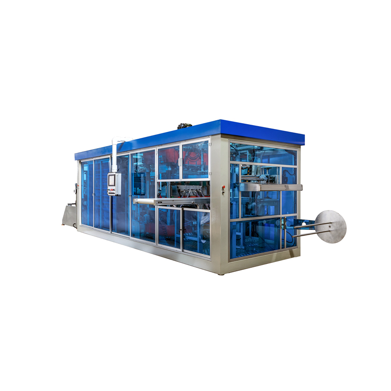 Fast Precise Forming Trimming Yogurt Lid Cover Pressure Thermoforming Machine