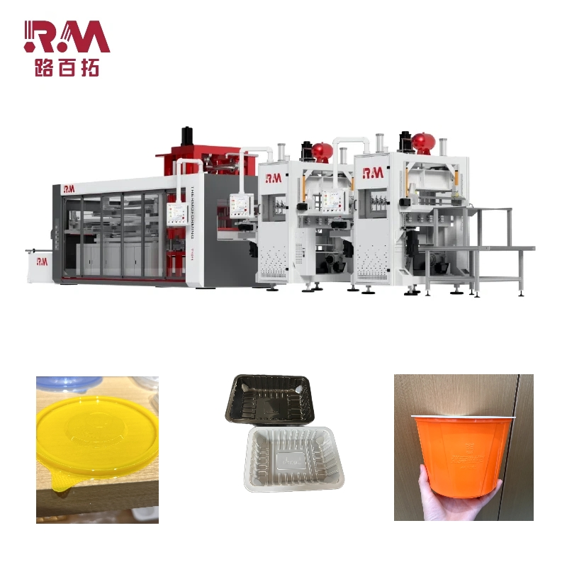 Full-Automatic High-Efficiency Pressure Forming Disposable Multi-Category Thermoforming Machine