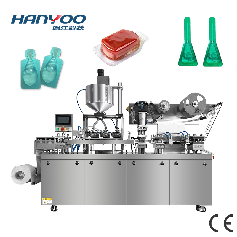 Butter Honey Liquid Medical Pill Capsule Candy Tablet Blister Packaging Packing Forming Sealing Thermoforming Machine