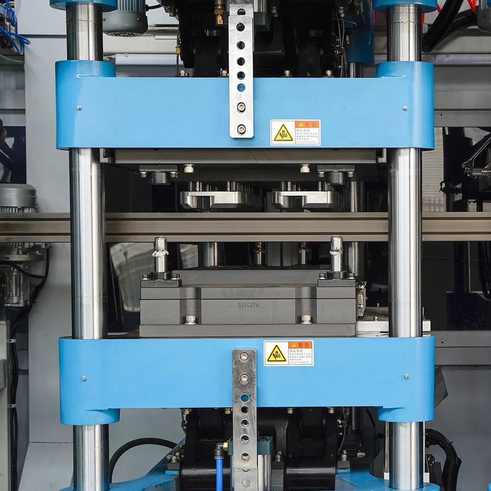 Full-Automatic Four Stations Servo Motor Drive Plastic PS Fast Food Box Thermoforming Machine Production Line