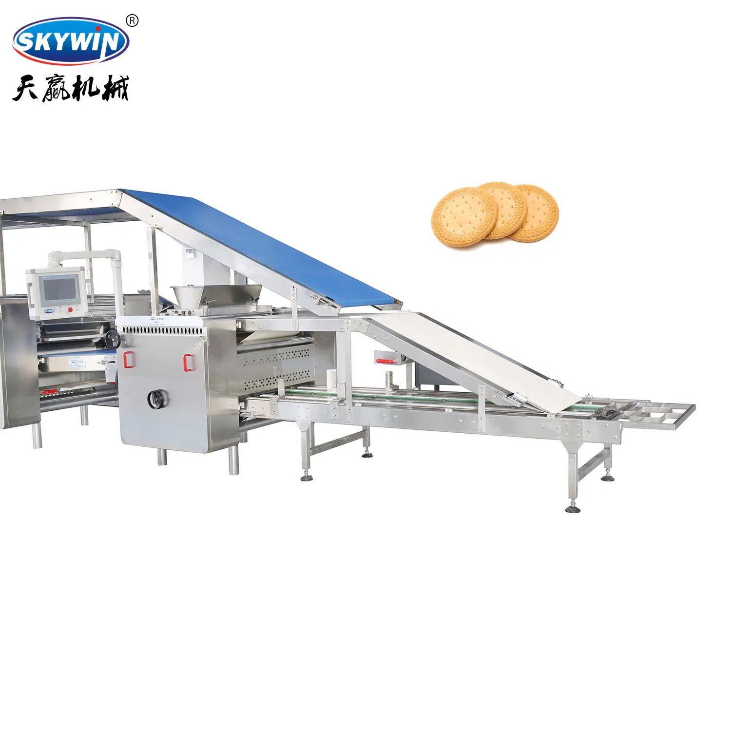 Industrial Semi-Automatic Tray-Style Hard and Soft Cookie Forming Machine for Food Industry