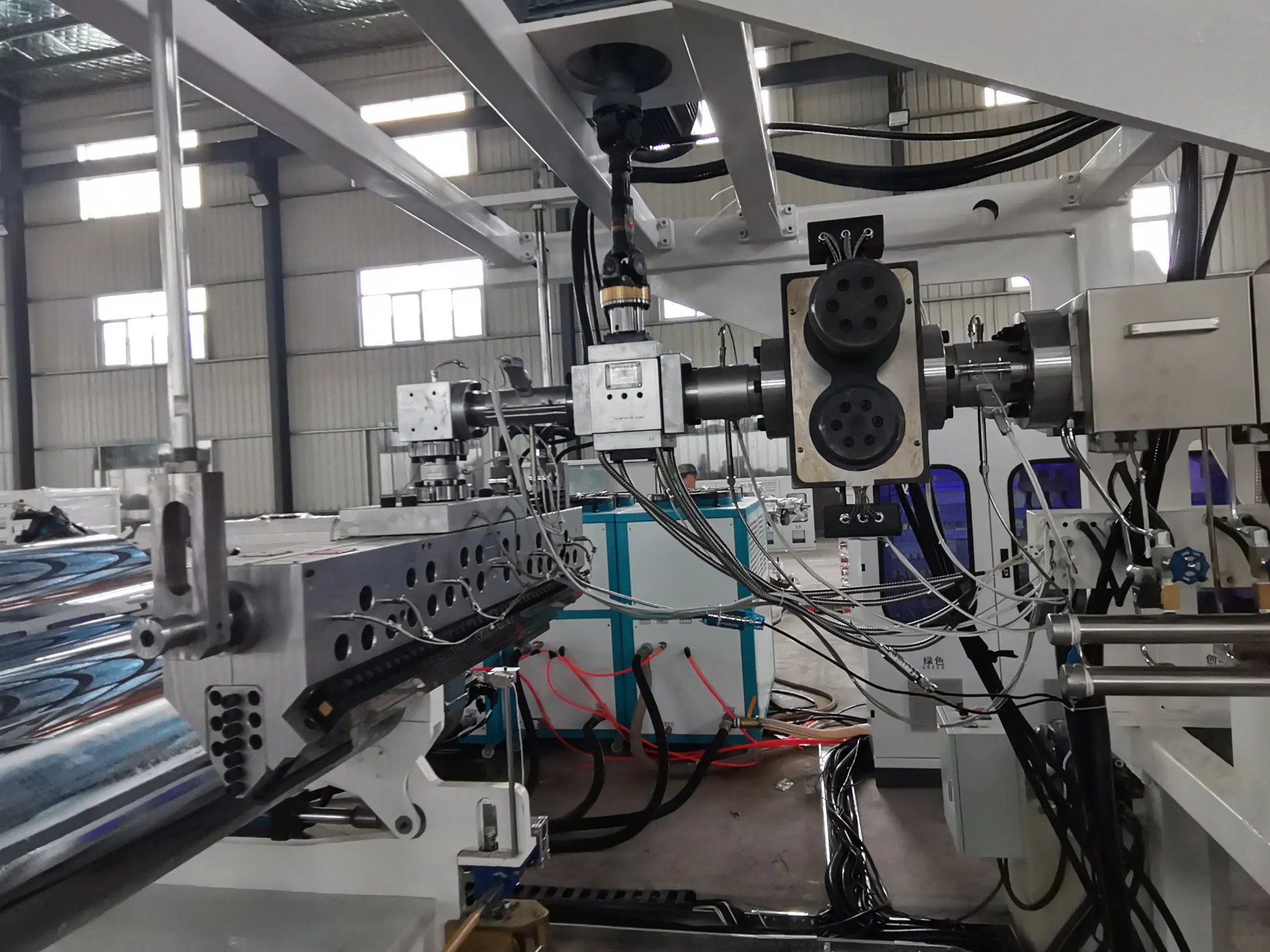 Fully Automatic 0.2mm-3mm Thickness 600mm-3000mm Width PP Pet Thermoforming Making Machine Plastic Sheet Extrusion Line