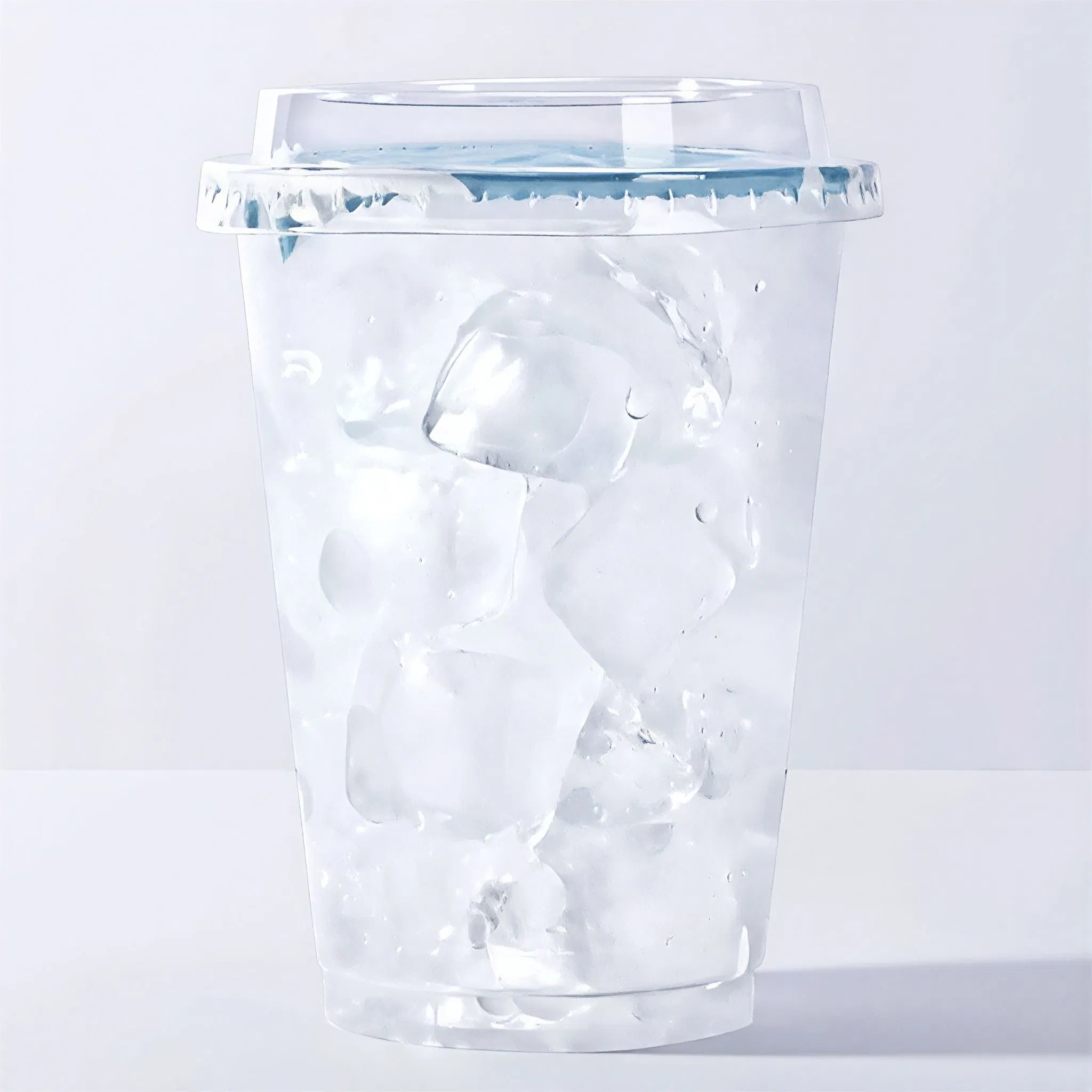 Clear Plastic Pet Ice Cup for Beverage Juice for 711 Convenience Store