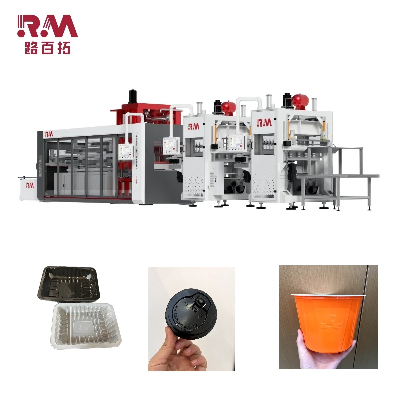 Full-Automatic High-Efficiency Pressure Forming Disposable Multi-Category Thermoforming Machine