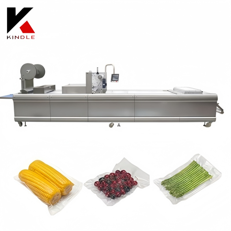 Automatic Stretch Film Vacuum Sealing System for Food Packaging