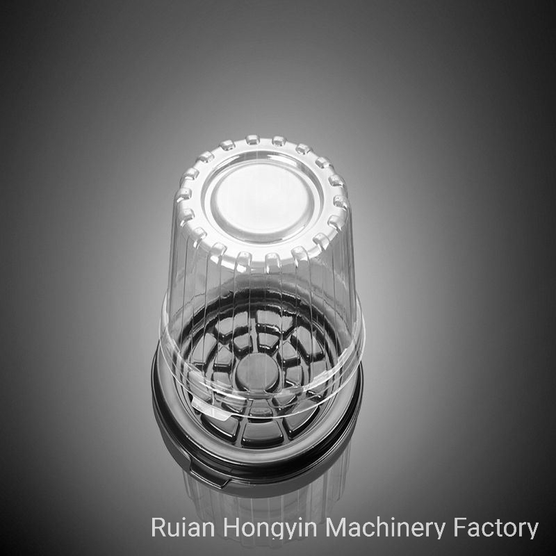 in-Mould Cutting Automatic Roll-Fed Plastic Cup Lid Thermoforming Machine