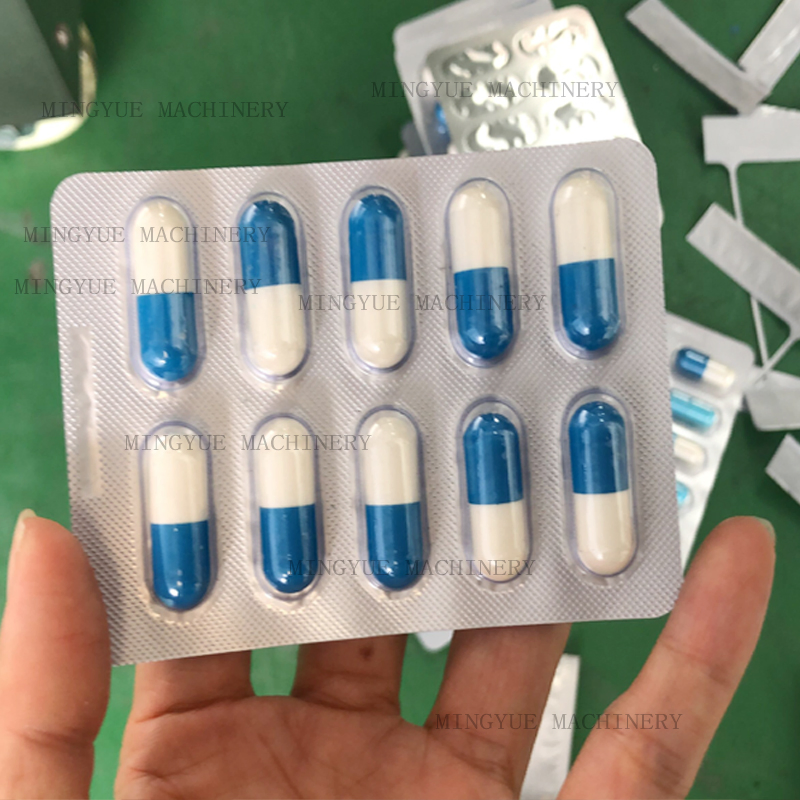 Automatic Alu Alu PVC Medical Pill Tablet Capsule Blister Packaging Packing Forming Sealing Thermoforming Machine