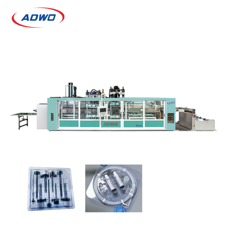 High Speed Autoamtic 3-Station Plastic Medical Box Packaging Vacuum Forming Thermoforming Machine